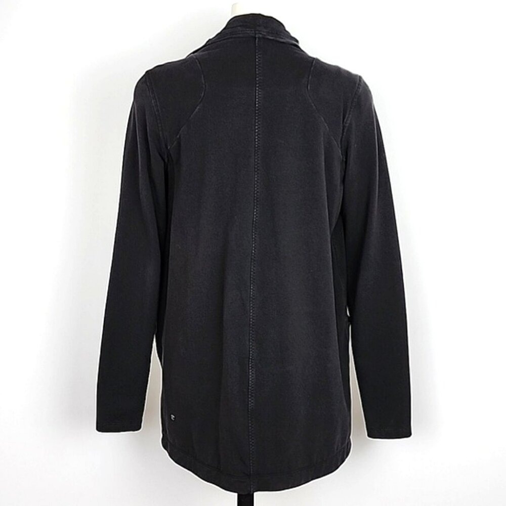 Lululemon That's A Wrap Black Stretch French Terry Cardigan 8 - Picture 7 of 16